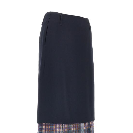 26FW 드리스 반 노튼 미디 스커트 0108284210 Blue - DRIES VAN NOTEN