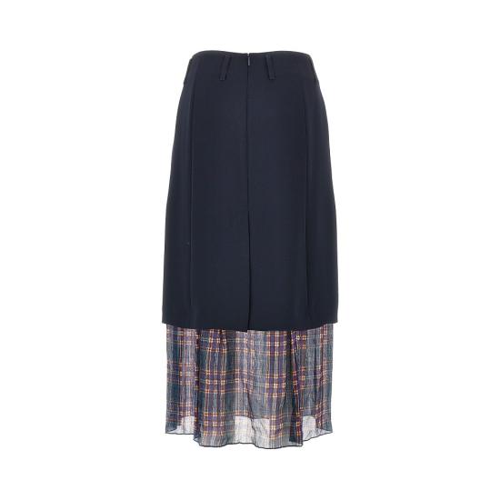 26FW 드리스 반 노튼 미디 스커트 0108284210 Blue - DRIES VAN NOTEN