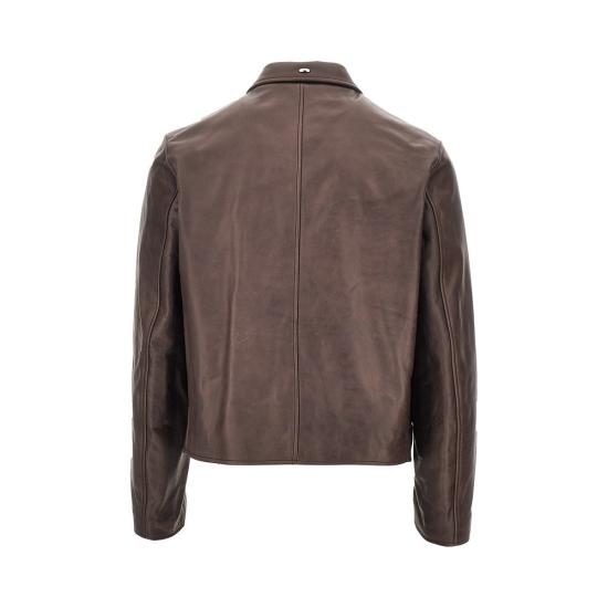 26FW 아워레가시 미니 왁스드 보바인 자켓 M4269MM Brown - OUR LEGACY