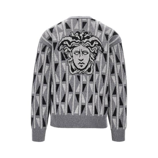 26FW 베르사체 니트웨어 10268201A19196 Grey - VERSACE