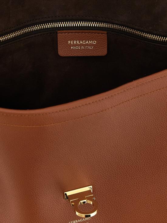 26FW 살바토레 페라가모 숄더백 페라가모 소피아 2026 (L)  브라운 - SALVATORE FERRAGAMO