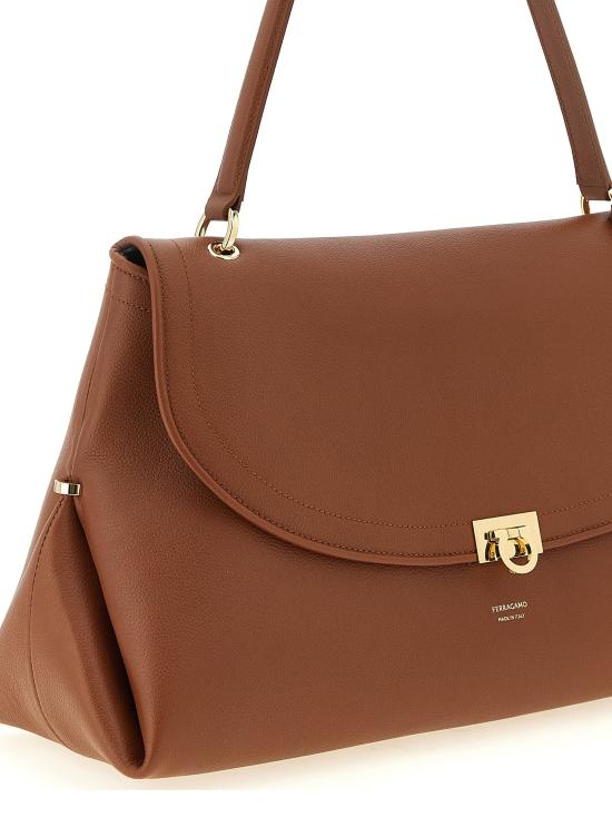 26FW 살바토레 페라가모 숄더백 페라가모 소피아 2026 (L)  브라운 - SALVATORE FERRAGAMO