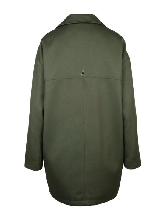 25FW 파트리지아페페 자켓 녹색 울 혼방 더블 브레스트 - PATRIZIA PEPE