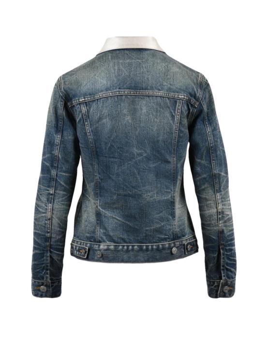 25FW MM6 메종마르지엘라 데님 자켓 파란색 면  재킷 - MM6 MAISON MARGIELA