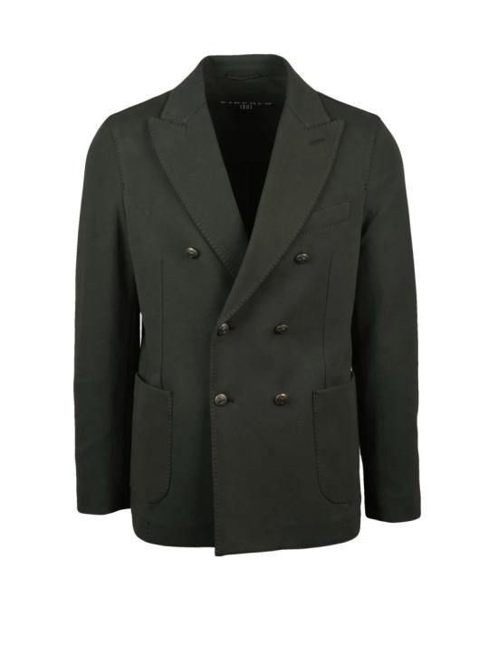 25FW 치르콜로1901 수트 자켓 넓은 라펠과 금속 단추가 달린 더블 브레스트 재킷