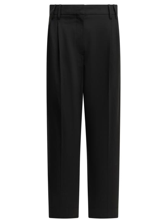 26FW 브루넬로 쿠치넬리 수트 팬츠 M0W07P8308C101 Black