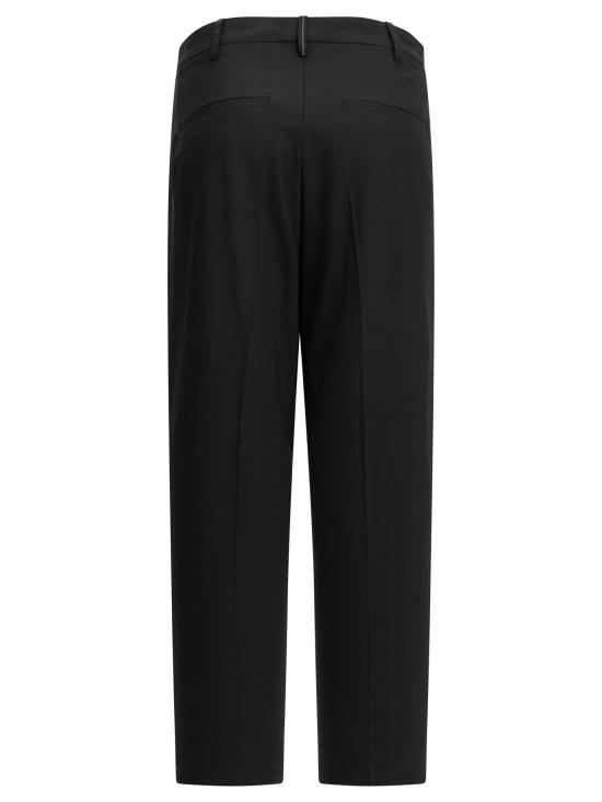 26FW 브루넬로 쿠치넬리 수트 팬츠 M0W07P8308C101 Black - BRUNELLO CUCINELLI