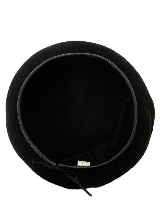 와이즈 요지 야마모토 베레모 Y's 지퍼 베레모 블랙 - Y’S YOHJI YAMAMOTO