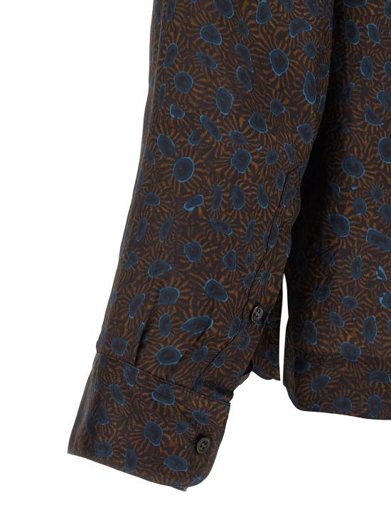 26FW 드리스 반 노튼 긴팔 셔츠 칼티 와 블라우스 브라운 - DRIES VAN NOTEN