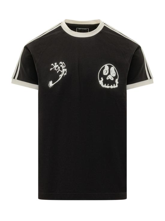 26FW 와이쓰리 반팔 티셔츠 KQ8577 BLACK DOM