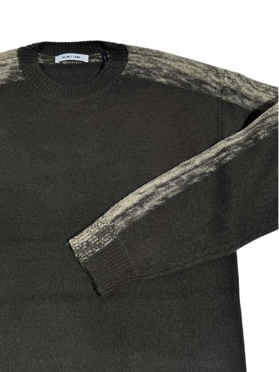  헬무트랭 스웨터 헬무트 랭 울 스트라이프 크루넥 - HELMUT LANG