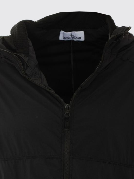 26FW 스톤 아일랜드 울트라라이트 나일론 스트레치-TC 후드 안티 드롭 자켓 Q100020S0474 V0029 Black - STONE ISLAND