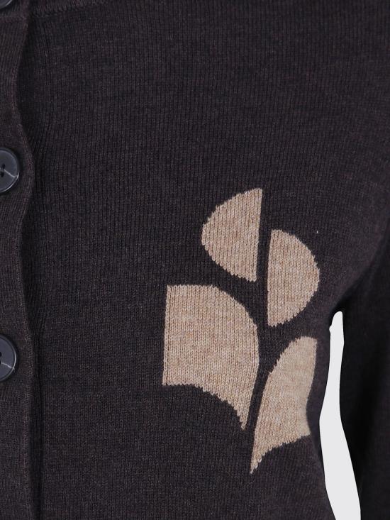 26FW 이자벨마랑에뚜왈 뉴턴 코튼 가디건 CA0040FAA1X05E 50CL Brown - ISABEL MARANT ETOILE