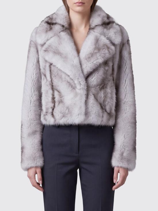 26FW 스포트막스 무스탕 2622456012600 002 Grey