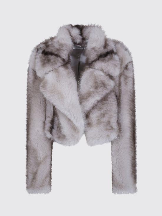 26FW 스포트막스 무스탕 2622456012600 002 Grey - SPORTMAX