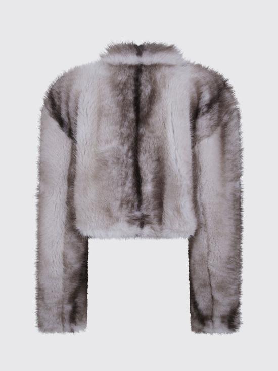26FW 스포트막스 무스탕 2622456012600 002 Grey - SPORTMAX