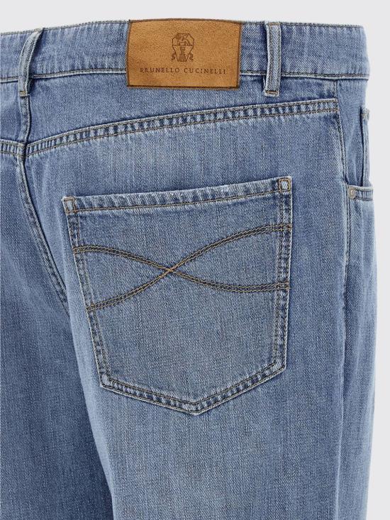 26FW 브루넬로 쿠치넬리 데님 팬츠 M0Z37X1290 C1470 Blue - BRUNELLO CUCINELLI