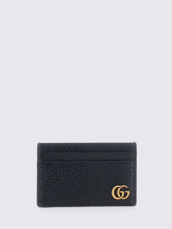 26FW 구찌 GG 마몽 레더 카드 케이스 657588DJ20T 1000 Black