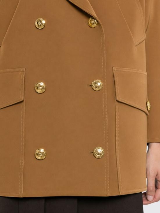 26FW 엘리자베타프랜치 코트 CP00766E2 AI6 Brown - ELISABETTA FRANCHI