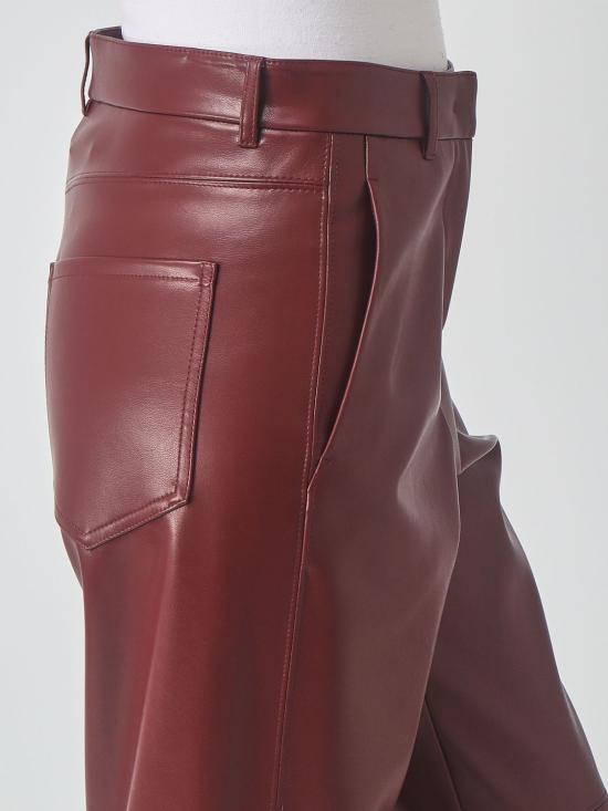 26FW 에스막스마라 가죽 팬츠 2629786043600 003 Wine - 'S MAX MARA