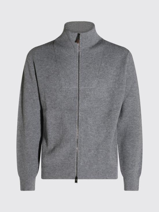26FW 카날리 집업 니트 C1223MK02552 201 Grey - CANALI