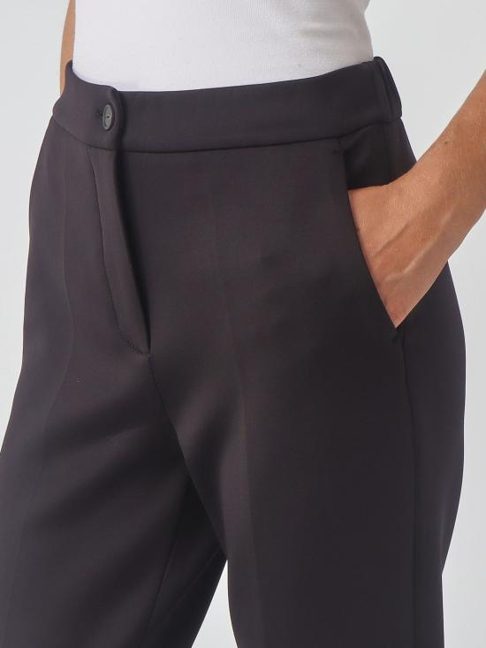 26FW 막스마라 스트레이트 팬츠 2626786127600 003 Black - MAX MARA