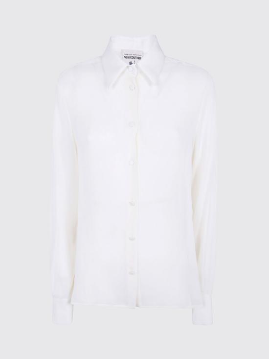 26FW 세미쿠튀르 셔츠 S6WU10 E641 White - SEMI-COUTURE