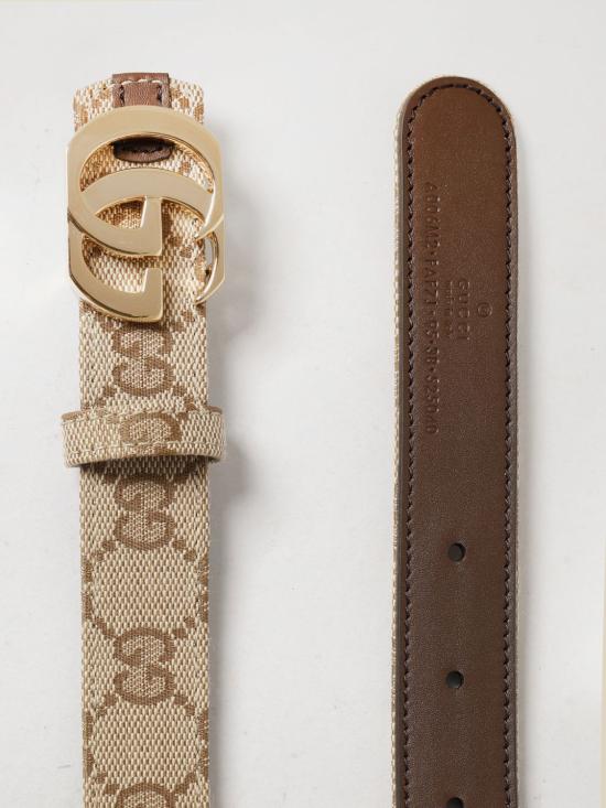 26FW 구찌 리버시블 컷 GG 마몬트 벨트 A006M2FAF7J 9651 Beige - GUCCI