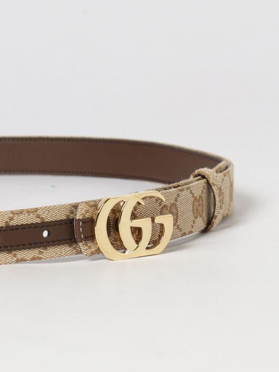 26FW 구찌 리버시블 컷 GG 마몬트 벨트 A006M2FAF7J 9651 Beige - GUCCI