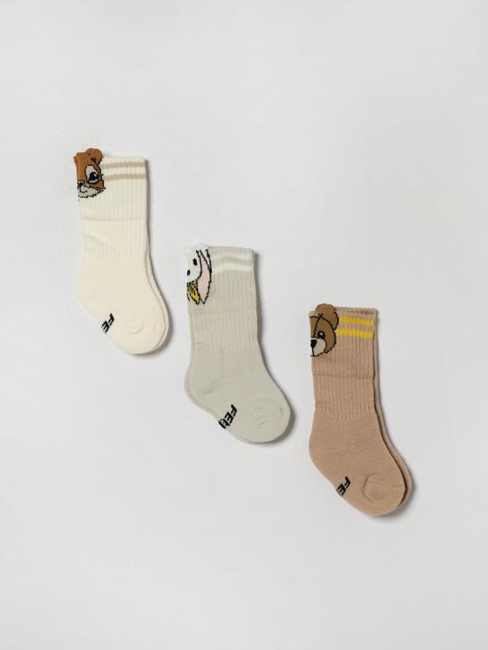 26FW [키즈] 펜디 발목 양말 BUN020B18Y F0WB1 Multicolor