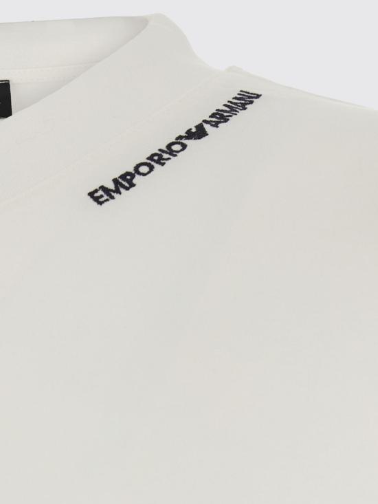 26FW 엠포리오 아르마니 긴팔 티셔츠 EM006771AF13721 U0003 White - EMPORIO ARMANI