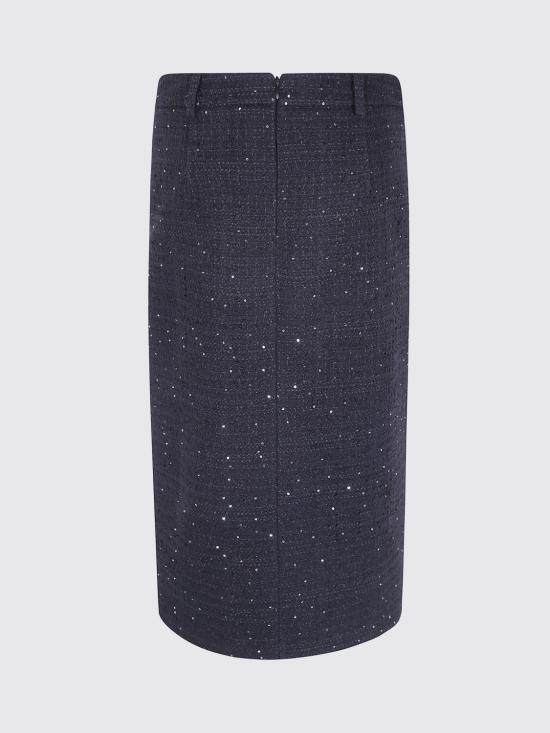 26FW 세미쿠튀르 미디 스커트 S6WN08 CHN27 Black - SEMI-COUTURE