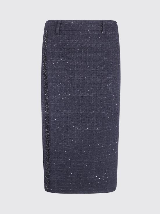 26FW 세미쿠튀르 미디 스커트 S6WN08 CHN27 Black - SEMI-COUTURE