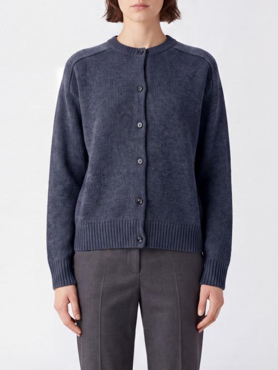 26FW 루루 드 세종 가디건 AIDARLDS CHARCOAL MELANGE Grey