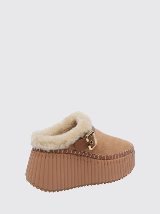 26FW 끌로에 힐/펌프스 CH25W13CTX 207 Brown - CHLOE