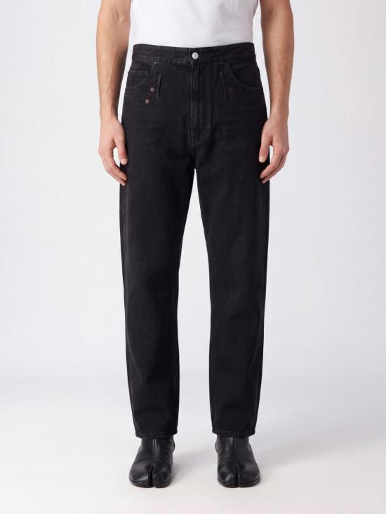 26FW MM6 메종마르지엘라 데님 팬츠 SH0LA0040M30064 963 Black