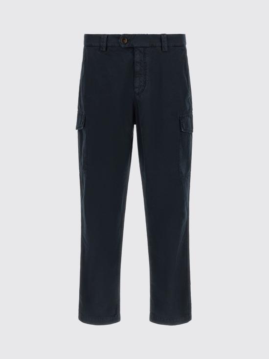 26FW 브루넬로 쿠치넬리 스트레이트 팬츠 M225NF1890 C2517 Blue 1 - BRUNELLO CUCINELLI