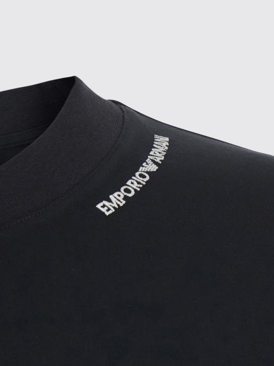 26FW 엠포리오 아르마니 긴팔 티셔츠 EM006771AF13721 UC001 Black - EMPORIO ARMANI
