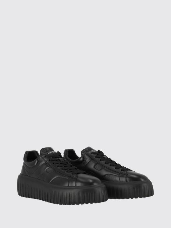 26FW 호간 H-스트라이프 스니커즈 HXW6450FC60LE9 9999 Black 1 - HOGAN