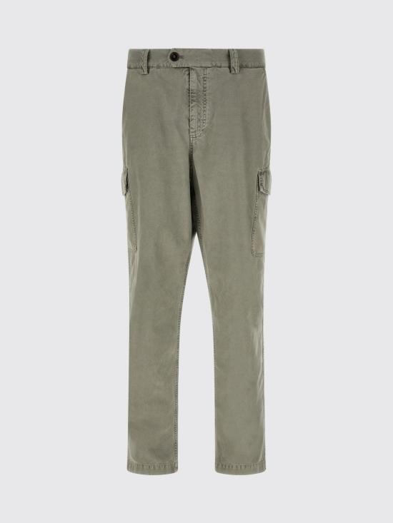 26FW 브루넬로 쿠치넬리 스트레이트 팬츠 M225NF1890 C6345 Green - BRUNELLO CUCINELLI