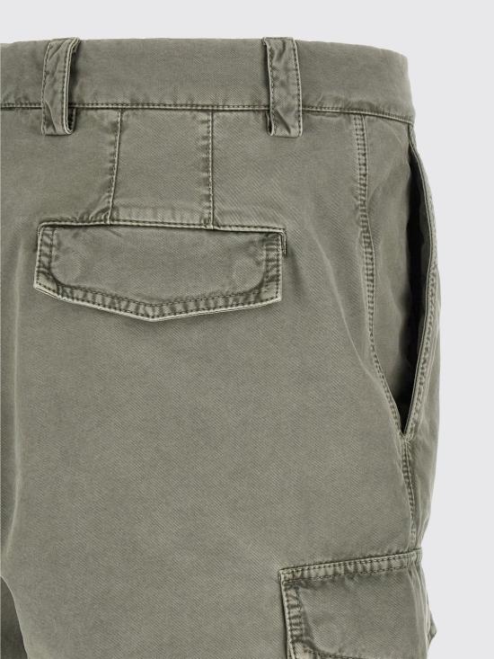 26FW 브루넬로 쿠치넬리 스트레이트 팬츠 M225NF1890 C6345 Green - BRUNELLO CUCINELLI