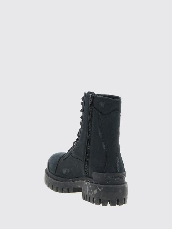 26FW 발렌시아가 컴뱃 스트라이크 부츠 845015W2H11 1000 Black - BALENCIAGA