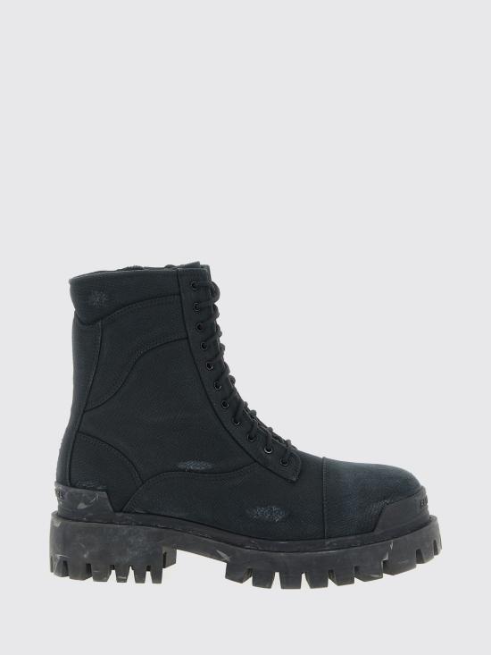 26FW 발렌시아가 컴뱃 스트라이크 부츠 845015W2H11 1000 Black