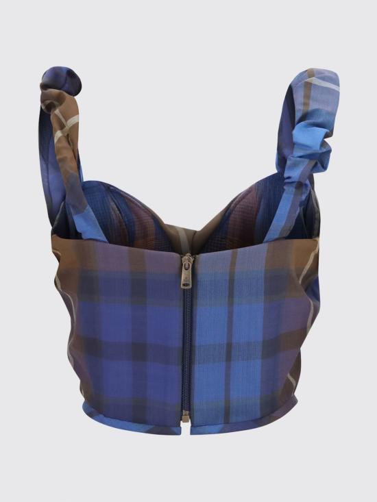26FW 비비안웨스트우드 선데이 코르셋 탑 선데이 코르셋 탑 1503003BW01JW K203 Blue - VIVIENNE WESTWOOD