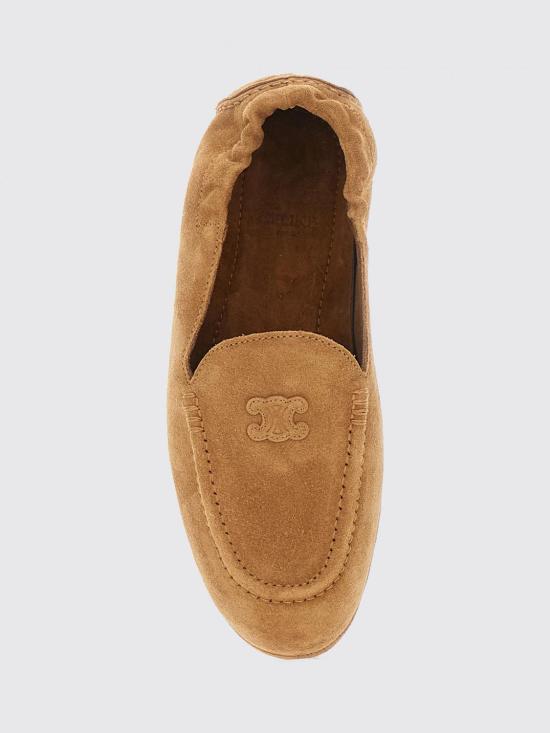 26FW 셀린느 아담 트리옹프 스웨이드 로퍼 365167029C 18NC Beige - CELINE