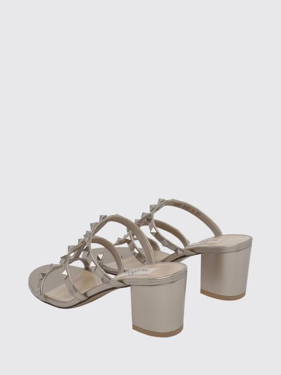 26FW 발렌티노 가라바니 메탈릭 락스터드 샌들 S0C47JXH S69 Silver - VALENTINO GARAVANI