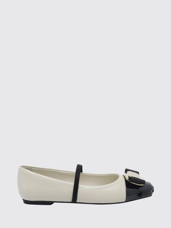 26FW 살바토레 페라가모 플랫 슈즈 01J183 777437 MASCARPONE NERO White