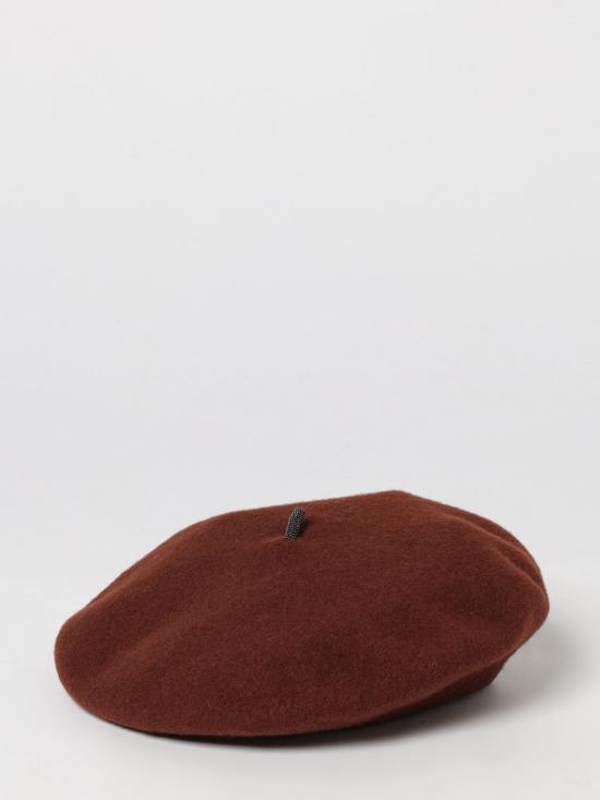 26FW 브루넬로 쿠치넬리 베레모 MCAP90136P C9791 Burgundy - BRUNELLO CUCINELLI