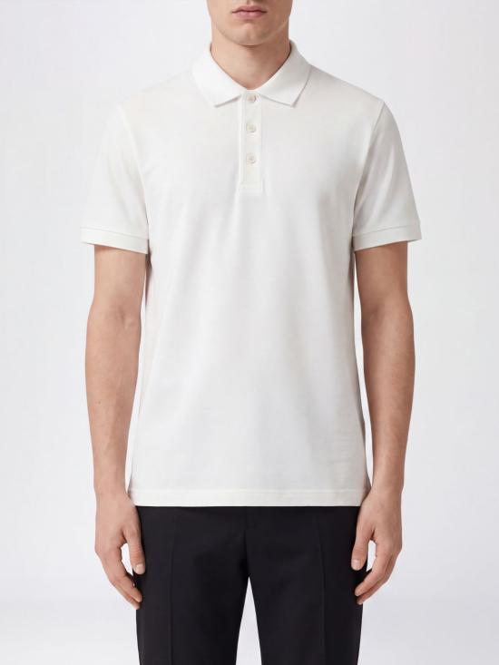 26FW 버버리 코튼 폴로셔츠 8126937 White