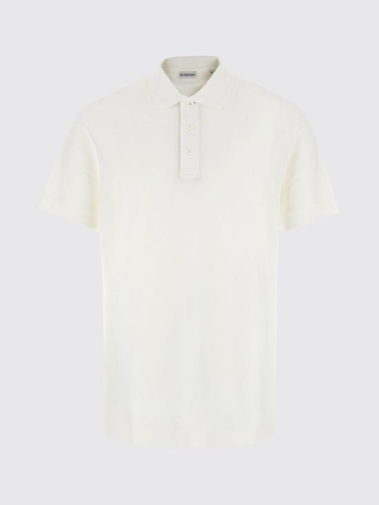 26FW 버버리 코튼 폴로셔츠 8126937 White - BURBERRY